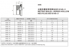 堵头—公制外螺纹组合垫密封堵头