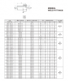 卡套式管接头—焊接接头